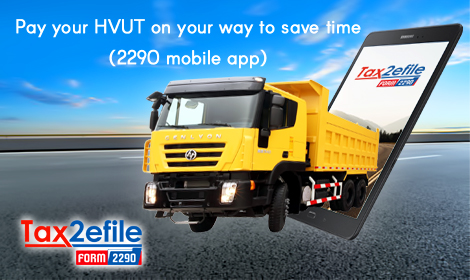 Pay your HVUT on your way to save time (2290 mobile app)