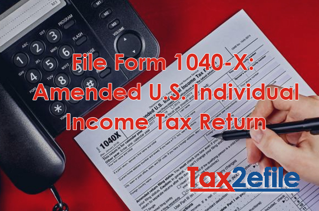 Amended Form 1040-X