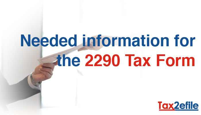 need-information-for-2290-form