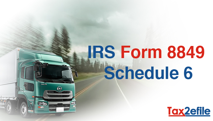 irs form 8849 schedule 6