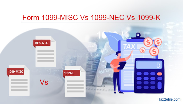 1099-K vs 1099-MISC vs 1099-NEC