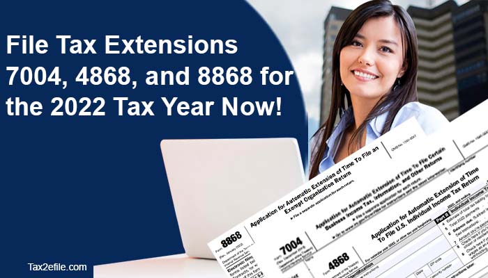 e-file tax extension forms
