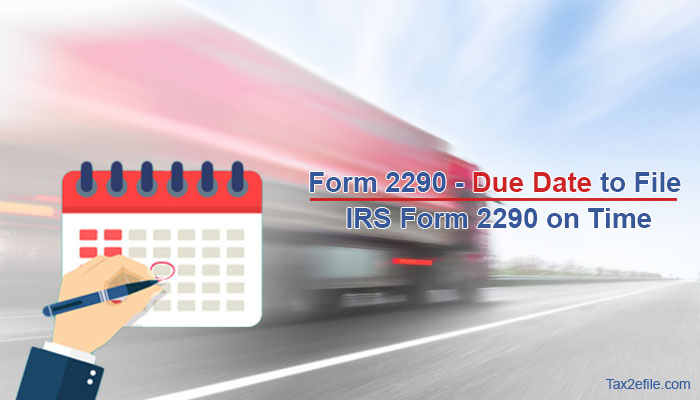 form 2290 due date