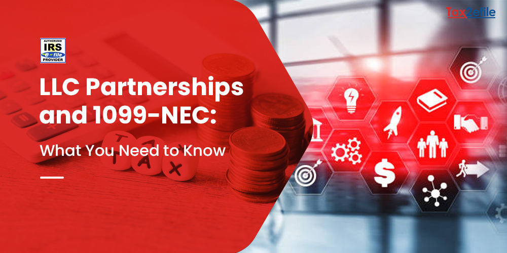 LLC partnership and 1099-nec