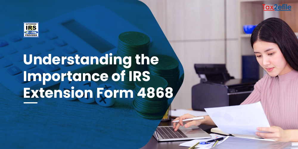 IRS Extension Form 4868